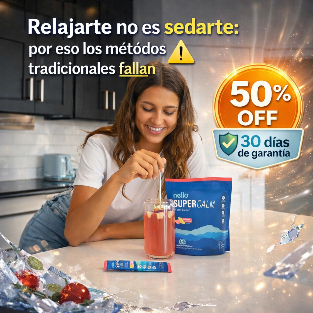 Controla el cortisol hoy 🧬. Recupera tu cuerpo en 30 días